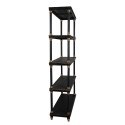 Clayre & Eef Bookcase 110x40x210 cm Black Wood