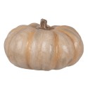 Clayre & Eef Decorazione Zucca Ø 22x13 cm Beige Plastica