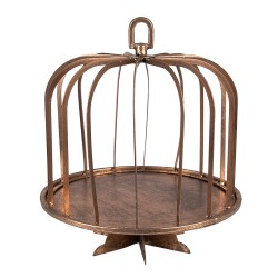 Clayre & Eef Cloche Ø 26x32 cm Copper colored Iron Round