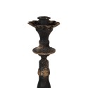 Clayre & Eef Candle holder 30 cm Black Gold colored Iron