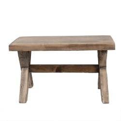 Clayre & Eef Table de plante 24x13x14 cm Marron Bois