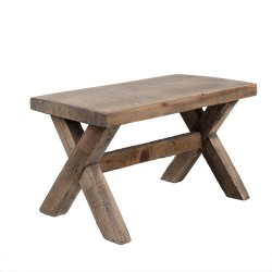 Clayre & Eef Table de plante 24x13x14 cm Marron Bois