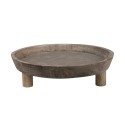 Clayre & Eef Bol de décoration Ø 26x7 cm Marron Bois