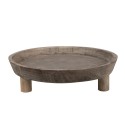 Clayre & Eef Decorative Bowl Ø 30x8 cm Brown Wood