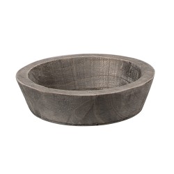 Clayre & Eef Bol de décoration Ø 15x4 cm Marron Bois