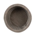 Clayre & Eef Bol de décoration Ø 15x4 cm Marron Bois