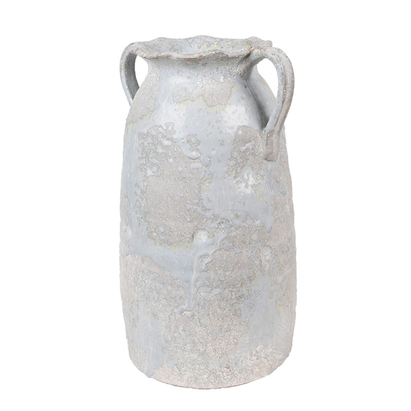 Clayre & Eef Vase 19x16x28 cm Gris Terre cuite