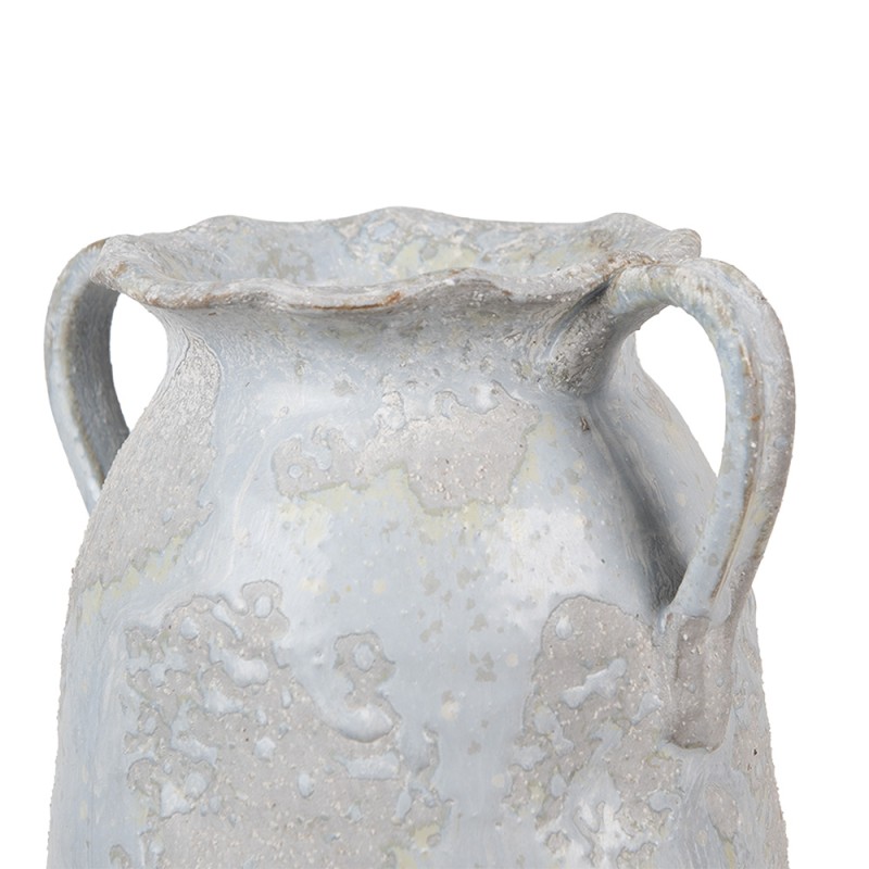 Clayre & Eef Vaso  19x16x28 cm Grigio Terracotta