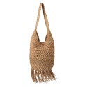 Clayre & Eef Beach Bag 35x35 cm Brown Synthetic