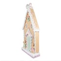 Clayre & Eef Gingerbread house 50x15x93 cm Brown Ceramic material