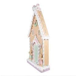 Clayre & Eef Gingerbread house 50x15x93 cm Bruin Keramisch materiaal