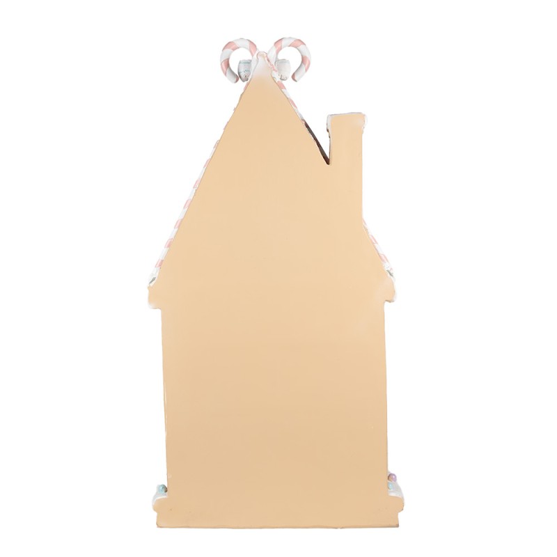 Clayre & Eef Gingerbread house 50x15x93 cm Brown Ceramic material