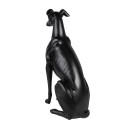 Clayre & Eef Statuetta decorativa di cane 20x10x30 cm Nero Plastica