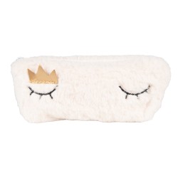 Clayre & Eef Wallet 21x10 cm White Synthetic Eyes