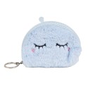 Clayre & Eef Wallet 12x9 cm Blue Synthetic Eyes