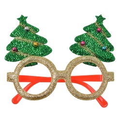 Clayre & Eef Lunettes de Noël 13x3x11 cm Rouge Plastique