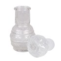 Clayre & Eef Decorative Bottle 50 ml Transparent Glass