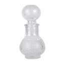 Clayre & Eef Decoratie Fles 50 ml Transparant Glas