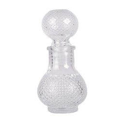 Clayre & Eef Decorative Bottle 50 ml Transparent Glass