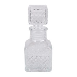 Clayre & Eef Bouteille décorative 50 ml Transparent Verre