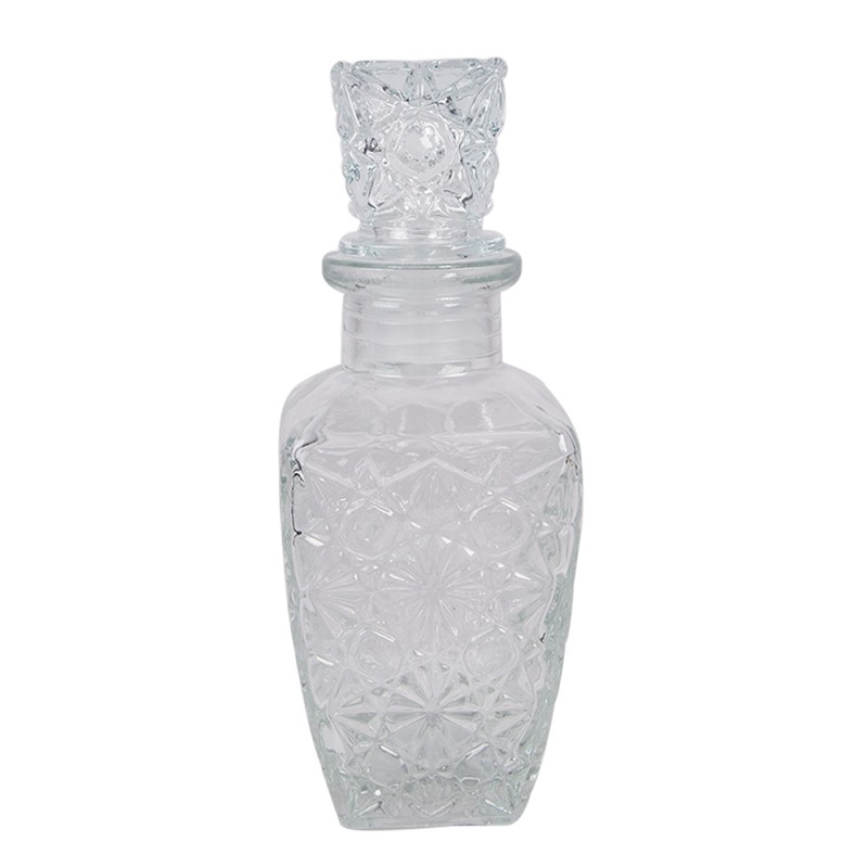 Clayre & Eef Bouteille décorative 125 ml Transparent Verre