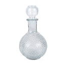 Clayre & Eef Decoratie Fles 525 ml Transparant Glas