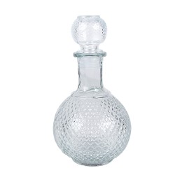 Clayre & Eef Bouteille décorative 525 ml Transparent Verre