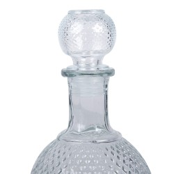 Clayre & Eef Decorative Bottle 525 ml Transparent Glass