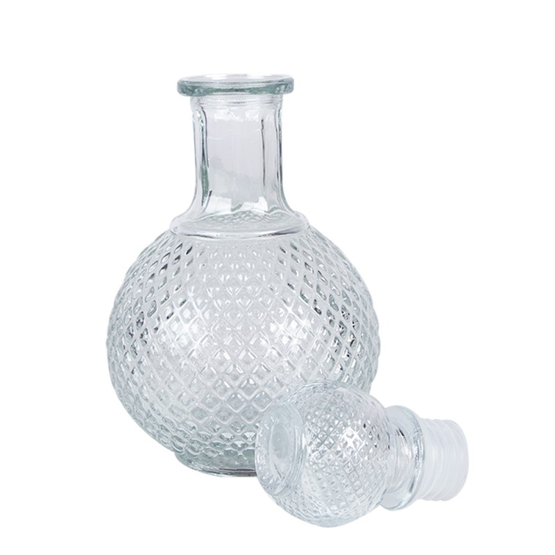 Clayre & Eef Bouteille décorative 525 ml Transparent Verre