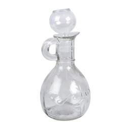 Clayre & Eef Decorative Bottle 175 ml Transparent Glass