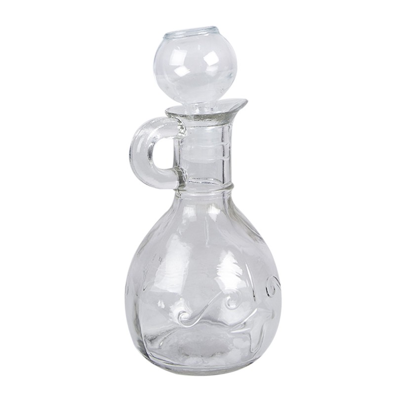 Clayre & Eef Bouteille décorative 175 ml Transparent Verre