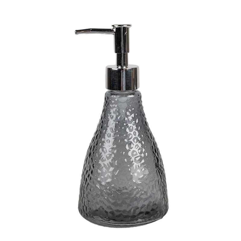 Clayre & Eef Soap Dispenser 400 ml Black Glass