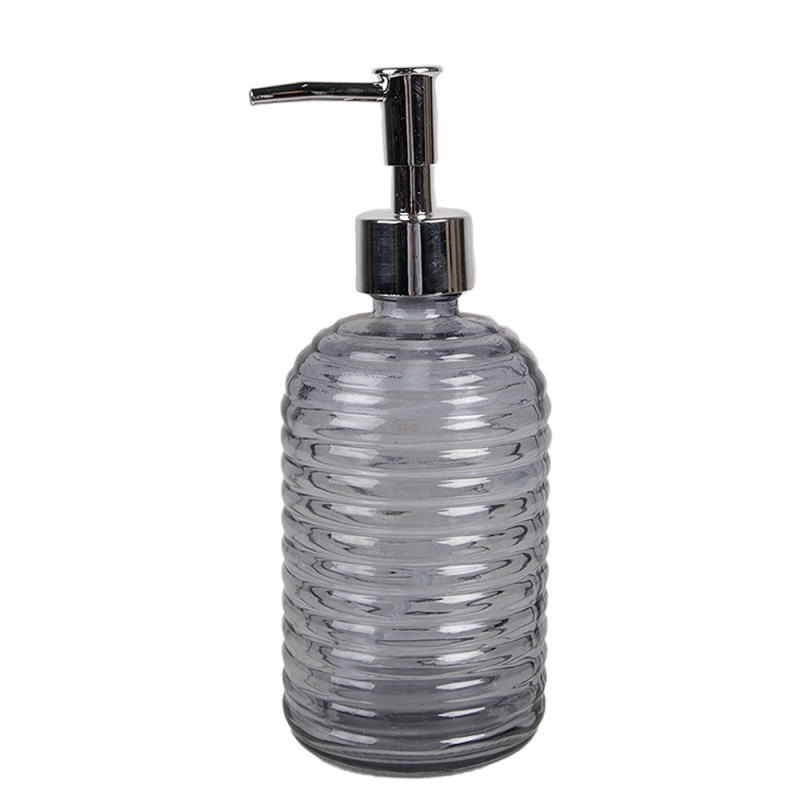 Clayre & Eef Soap Dispenser 400 ml Black Glass