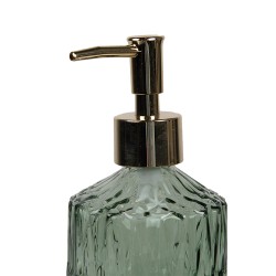 Clayre & Eef Soap Dispenser 400 ml Green Glass