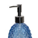 Clayre & Eef Zeepdispenser 350 ml Blauw Glas