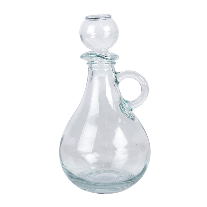 Clayre & Eef Decoratie Fles 325 ml Transparant Glas