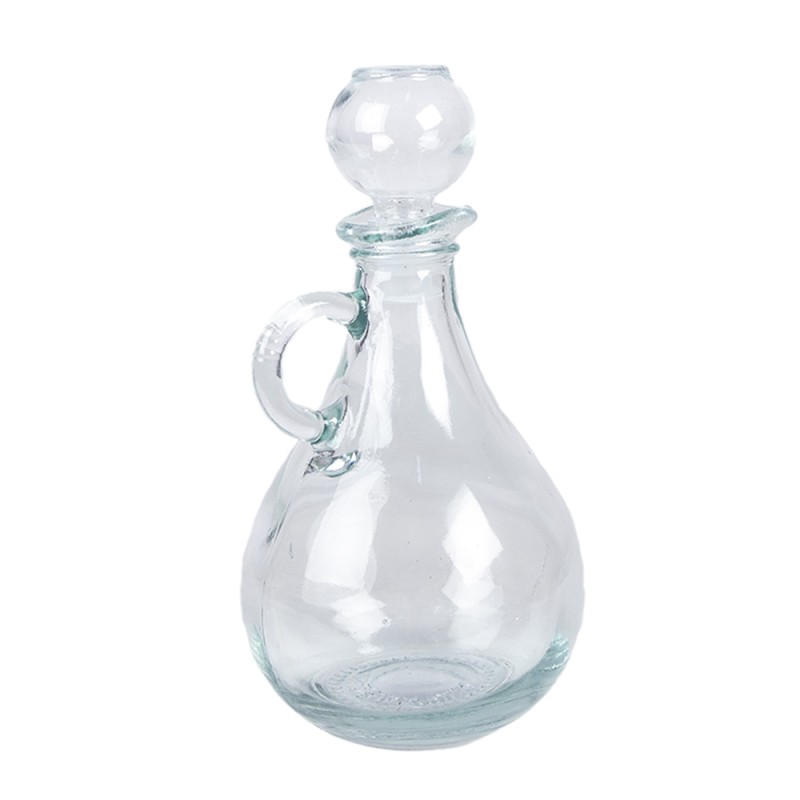 Clayre & Eef Decoratie Fles 325 ml Transparant Glas