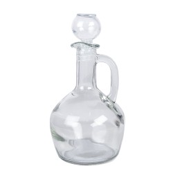 Clayre & Eef Decorative Bottle 400 ml Transparent Glass