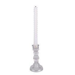 Clayre & Eef Chandelier Ø 8x15 cm Transparent Verre