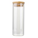 Clayre & Eef Storage Jar Ø 5x16 cm Transparent Glass