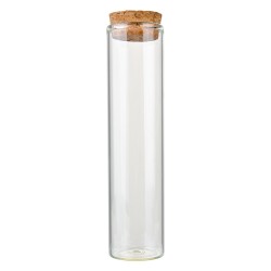 Clayre & Eef Vorratsglas Ø 3x12 cm Transparant Glas