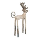 Clayre & Eef Figurine décorative Cerf 16x5x25 cm Beige Métal