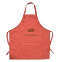 Clayre & Eef Grembiule da cucina 78x70 cm Rosa Poliestere