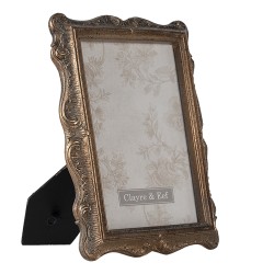 Clayre & Eef Photo Frame 13x18 cm Gold colored Polyresin Rectangle