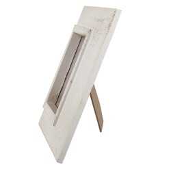 Clayre & Eef Cornice per foto 10x15 cm Bianco Legno  Rettangolo