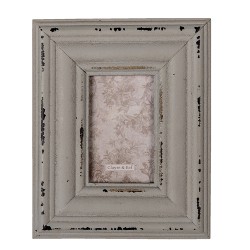 Clayre & Eef Photo Frame  5x7 cm Grey MDF