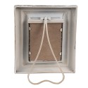 Clayre & Eef Cornice per foto 10x15 cm Beige Ferro Vetro