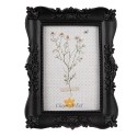 Clayre & Eef Photo Frame 10x15 cm Black Plastic Glass