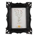 Clayre & Eef Bilderrahmen 13x18 cm Schwarz Kunststoff Glas