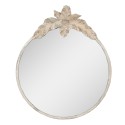 Clayre & Eef Mirror 50x4x60 cm Beige Metal Glass Round